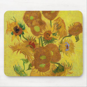 Vincent van Gogh - Vas med 15 solblommor Musmatta