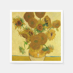 Vincent van Gogh - Vas med 15 solblommor Pappersservett