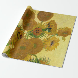 Vincent van Gogh - Vas med 15 solblommor Presentpapper