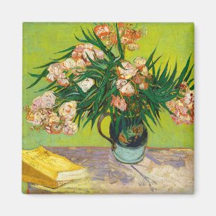 Vincent Van Gogh Vas med äggläggare och Bokar Magnet