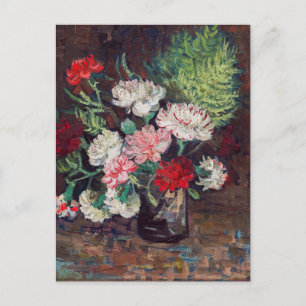 Vincent van Gogh Vas med Carnations Postcard Vykort