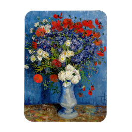 Vincent van Gogh - Vas med Cornblommor & Poppies Magnet
