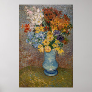 Vincent Van Gogh Vas med Daises och Anemones Art Poster