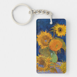 Vincent van Gogh - Vas med fem solblommor