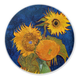 Vincent van Gogh - Vas med fem solblommor Knopp