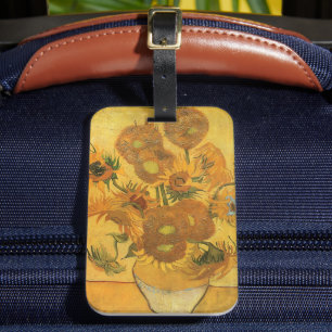 Vincent van Gogh - Vas med femton solrosor Bagagebricka