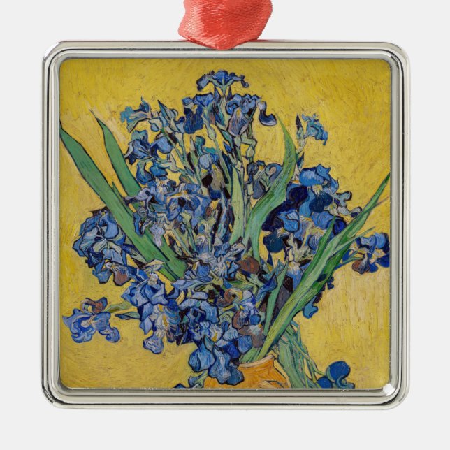 Vincent van Gogh - Vas med iriser Julgransprydnad Metall (Framsidan)