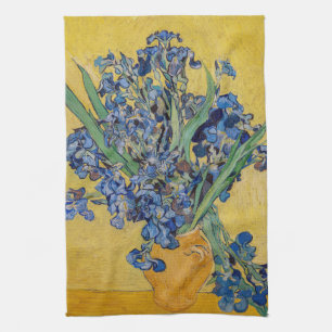 Vincent van Gogh - Vas med iriser Kökshandduk