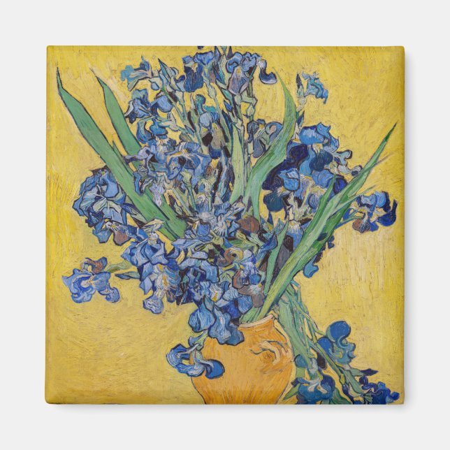 Vincent van Gogh - Vas med iriser Magnet (Framsidan)