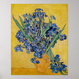 Vincent van Gogh - Vas med iriser Poster