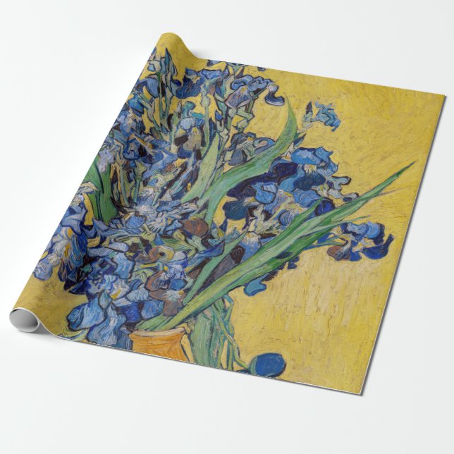 Vincent van Gogh - Vas med iriser Presentpapper (Utrullad)