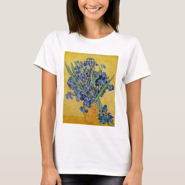 Vincent van Gogh - Vas med iriser T Shirt (Framsida)