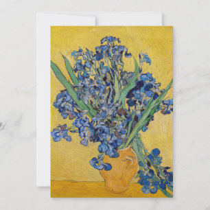 Vincent van Gogh - Vas med iriser Tack Kort