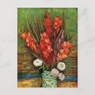 Vincent van Gogh - Vas med Red Gladioli Vykort