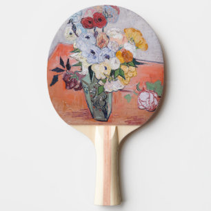 Vincent van Gogh - Vas med Ro och Anemones Pingisracket