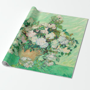 Vincent Van Gogh Vas med Rosa ros Fine Art Presentpapper