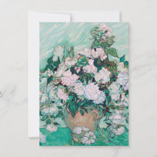 Vincent Van Gogh - Vas med Rosor, 1890 Tack Kort