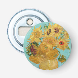 Vincent Van Gogh - Vas med tolv solblommor Flasköppnare