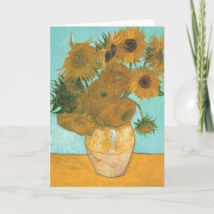 Vincent van Gogh - Vas med tolv solblommor Kort