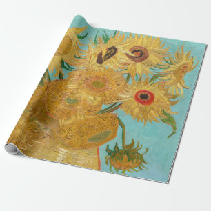 Vincent Van Gogh - Vas med tolv solblommor Presentpapper