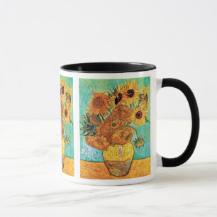 Vincent Van Gogh - Vas med tolv solrosor Mugg