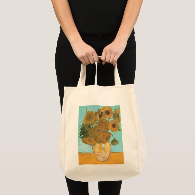 Vincent van Gogh - Vas med tolv solrosor Tygkasse (Framsida (produkt))