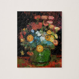 Vincent Van Gogh - Vas med Zinnia Konstverk Pussel