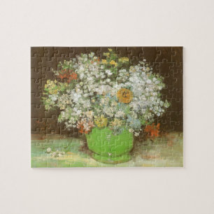 Vincent van Gogh - Vas med Zinnias och Flowers Pussel