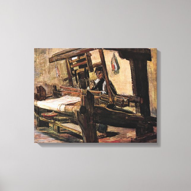 Vincent Van Gogh – Vävaren - Finkonst Canvastryck (Framsida)