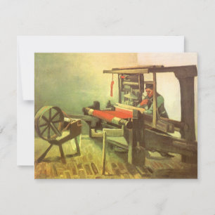 Vincent van Gogh Väverska vänd mot vänster Spinnro