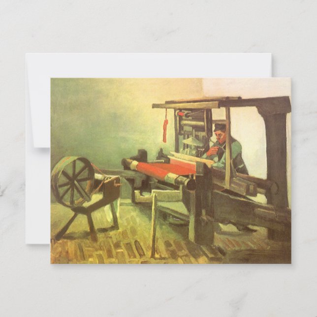 Vincent van Gogh Väverska vänd mot vänster Spinnro (Framsida)