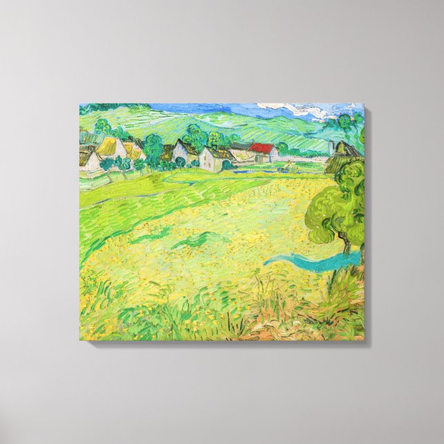 Vincent van Gogh - Vessenots syn nära Auvers Canvastryck (Framsida)