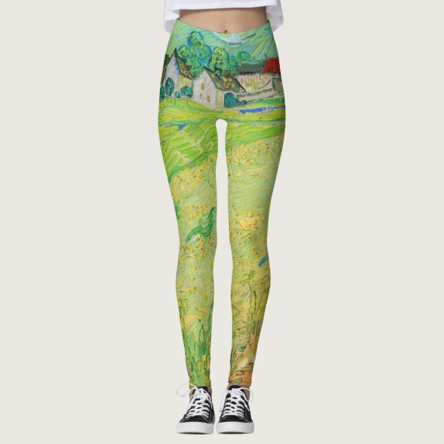 Vincent van Gogh - Vessenots syn nära Auvers Leggings (Framsida)