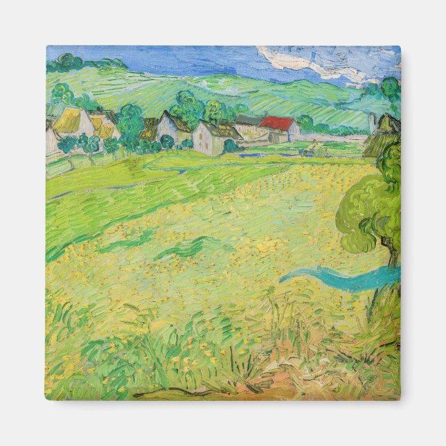 Vincent van Gogh - Vessenots syn nära Auvers Magnet (Framsidan)