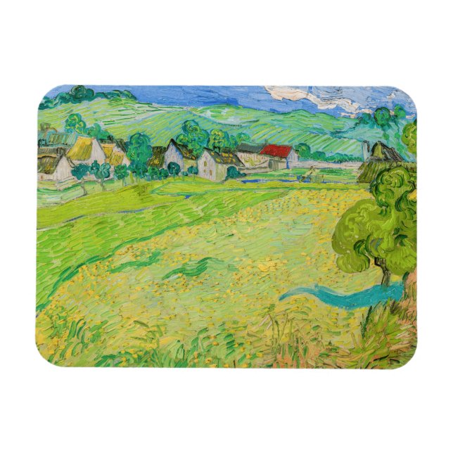 Vincent van Gogh - Vessenots syn nära Auvers Magnet (Horisontell)