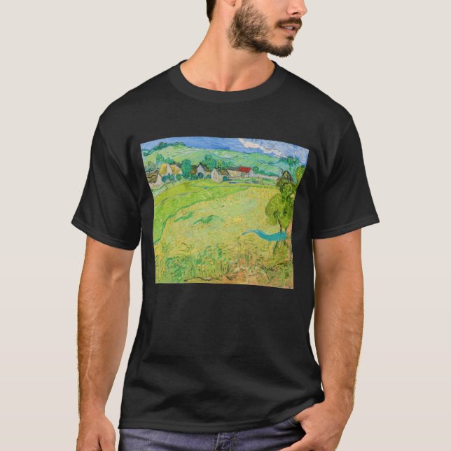 Vincent van Gogh - Vessenots syn nära Auvers T Shirt (Framsida)