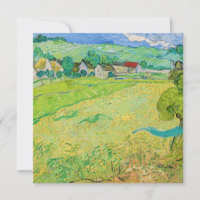 Vincent van Gogh - Vessenots syn nära Auvers Tack Kort (Framsida)