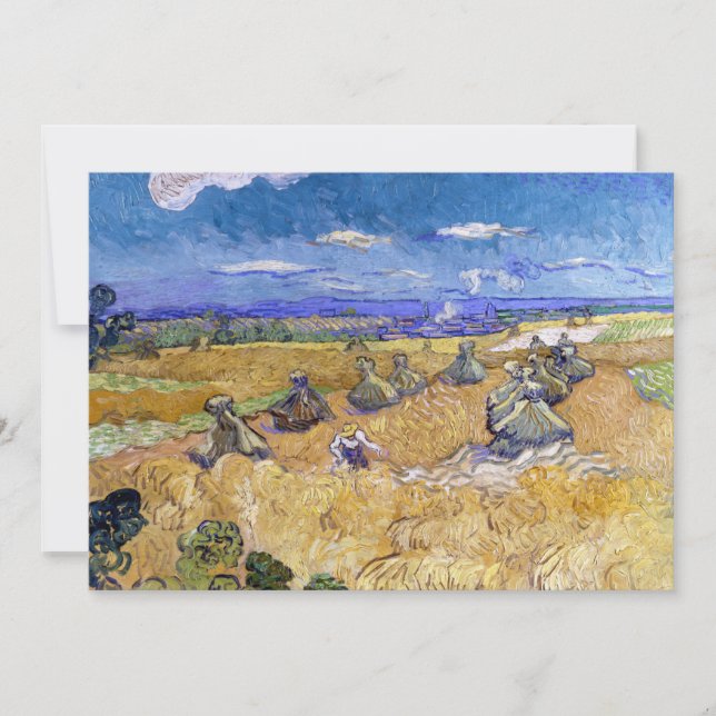 Vincent van Gogh - Vetestaplar med repor Inbjudningar (Framsida)