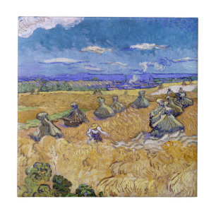 Vincent van Gogh - Vetestaplar med repor Kakelplatta