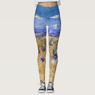 Vincent van Gogh - Vetestaplar med repor Leggings
