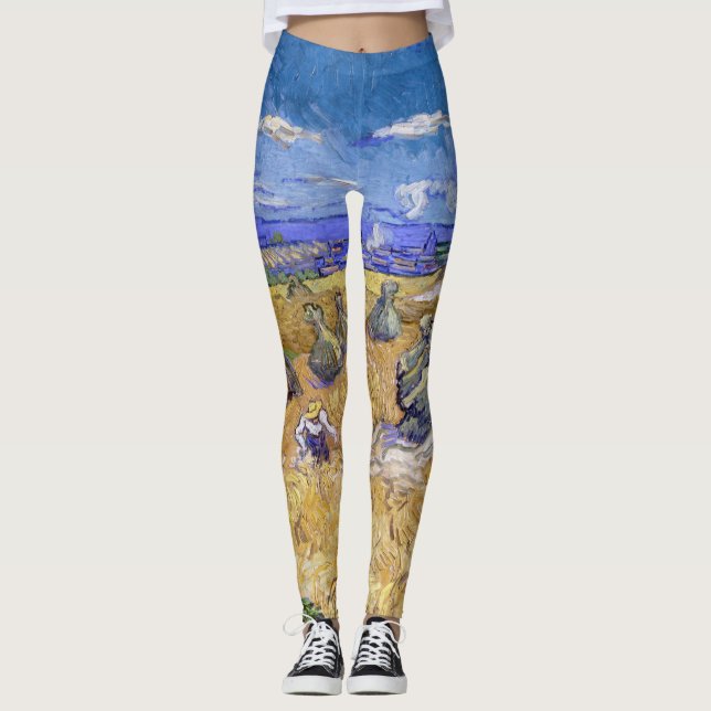Vincent van Gogh - Vetestaplar med repor Leggings (Framsida)