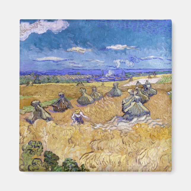 Vincent van Gogh - Vetestaplar med repor Magnet (Framsidan)