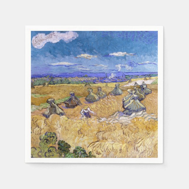 Vincent van Gogh - Vetestaplar med repor Pappersservett (Framsidan)