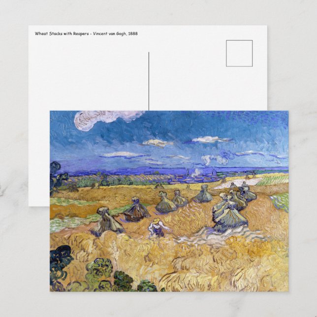 Vincent van Gogh - Vetestaplar med repor Vykort (Fram/baksida)