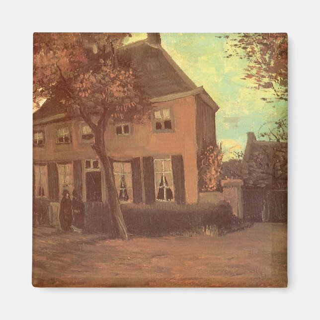 Vincent van Gogh - Vicarage i Nuenen Magnet (Framsidan)