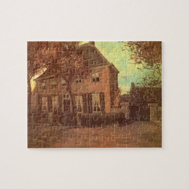 Vincent van Gogh - Vicarage i Nuenen Pussel (Horisontell)