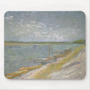 Vincent van Gogh - View of a River Boats Musmatta