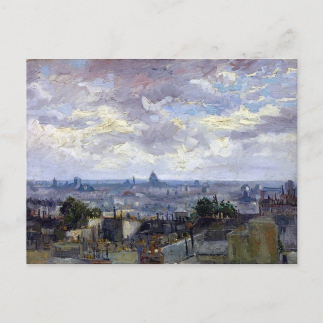 Vincent van Gogh View of Paris Vykort (Framsida)
