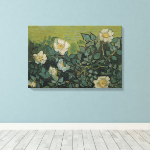 Vincent van Gogh - Vilda rosor Canvastryck