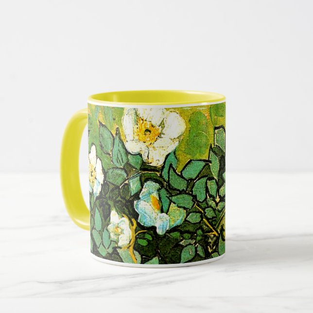 Vincent van Gogh - Vilda rosor,  Mugg (Framsida vänster)